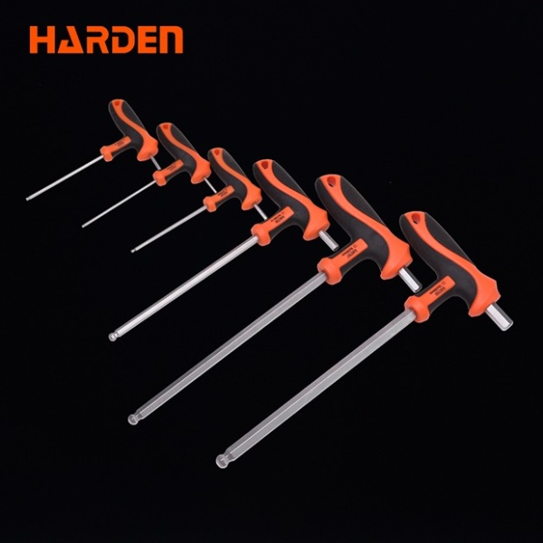Harden T-handvat 2x75 schroevendraaier inbus