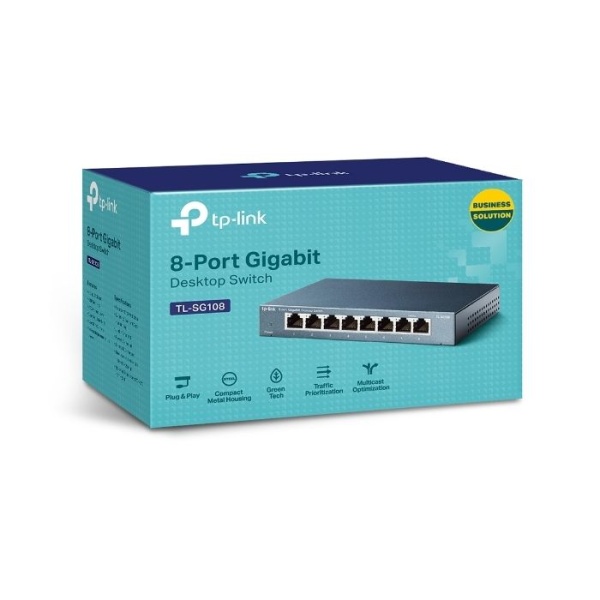 TP-LINK internet switch 8 poorten.